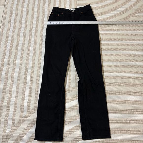 Abercrombie & Fitch Denim - Abercrombie & Fitch Curve Love Women's 25 Black Denim Jeans Grunge High Waist